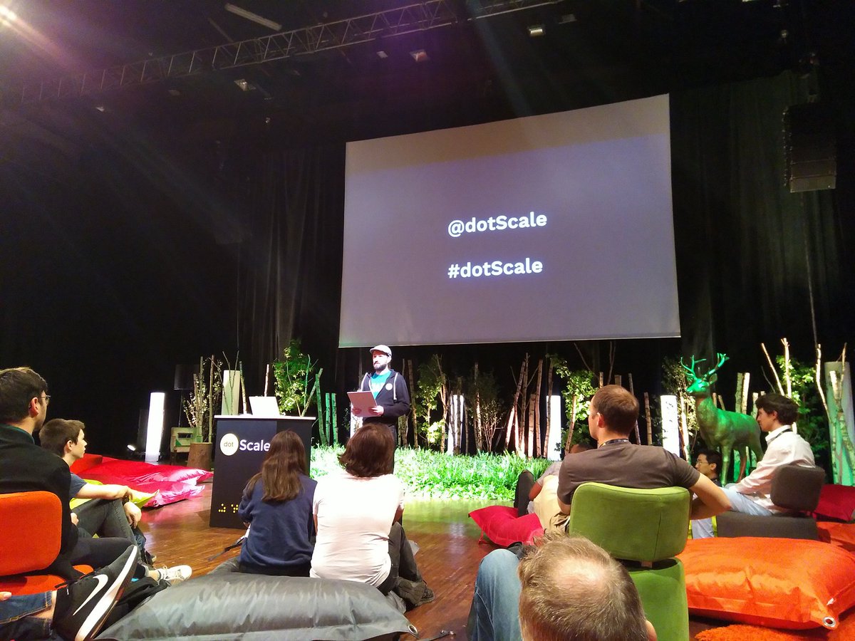 adericbourg's tweet image. #dotScale has grown up this year. And it became even more cozy!