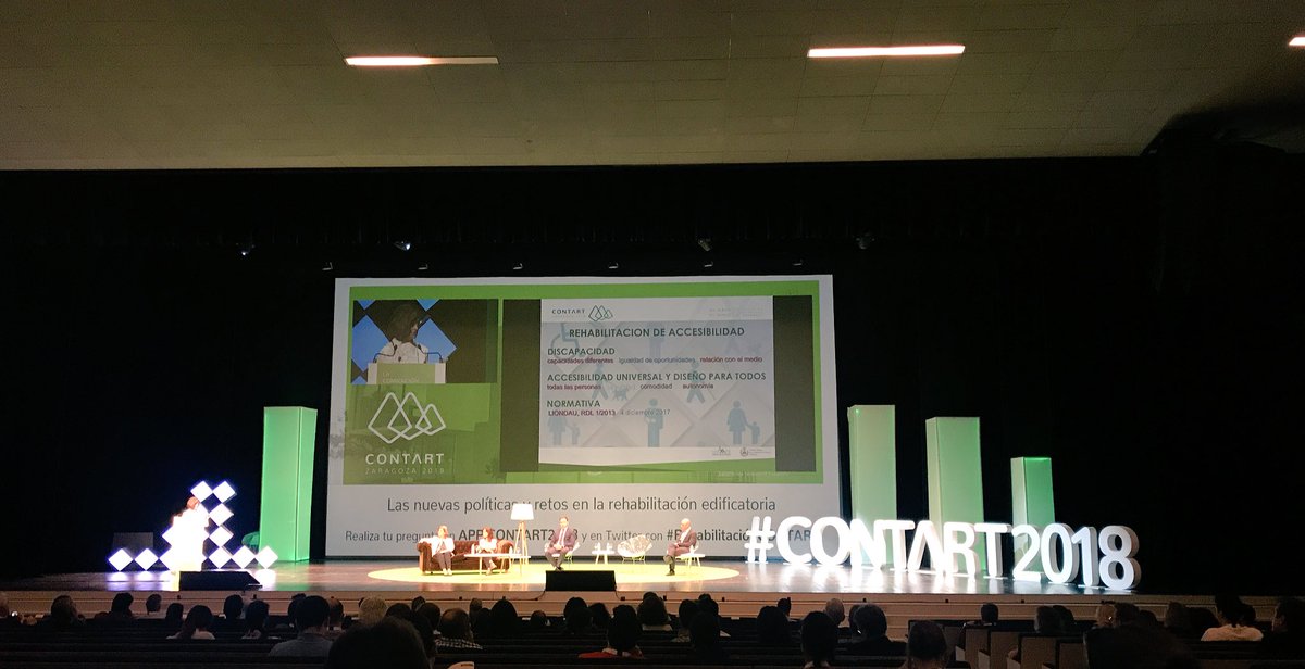 Meriterremoto's tweet photo. Rehabilitación Edificatoria #CONTART2018 @Fundacion_ONCE @CongresoCONTART Apunte*: personas con diversidad funcional mejor que con discapacidad. #diversidadfuncional #nodiscapacidad @CoaatieCordoba https://t.co/SfTaUCy8lx