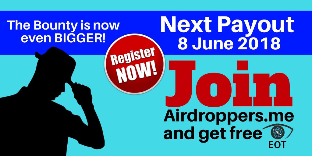 hhmalha's tweet photo. #airdrop #airdropalert #bountyhunters #freecrypto @EOTwallet https://t.co/ZadpaVfE2X https://t.co/X9bzEW35mc