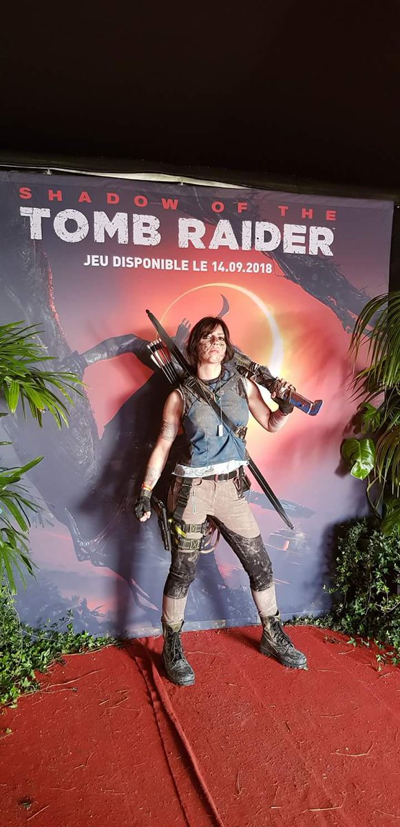 ZaelyaCosplay's tweet photo. @TheMudDay Paris 2018 en partenariat avec @SquareEnixFR
#mudraider
Me as #LaraCroft #ShadowOfTheTombraider
#tombraider
#laracroftambassador
#tombraiderambassador
#Cosplay #cosplayer #tombraidercosplay #laracroftcosplay https://t.co/Rpe7gSn31p