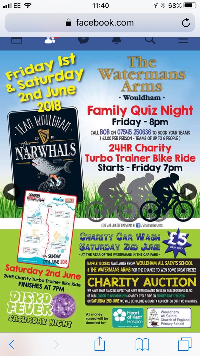 WouldhamNarwha1's tweet photo. All set for the big charity weekend! https://t.co/IRyCQb1jRc