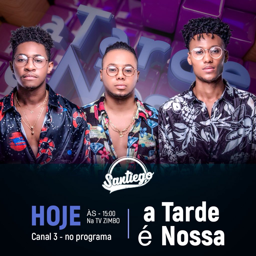 os_santiegos's tweet photo. @os_santiegos animam hoje o programa “A TARDE É NOSSA”  as 15h no canal 03 da Zimbo... Espalhado pra sua casa, a sua boa musicalidade do melhor do afro-house ! https://t.co/DwavHmqssT