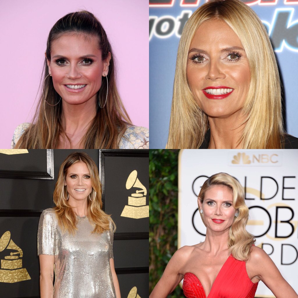 Happy 45 birthday to Heidi Klum . Hope that she has a wonderful birthday.     