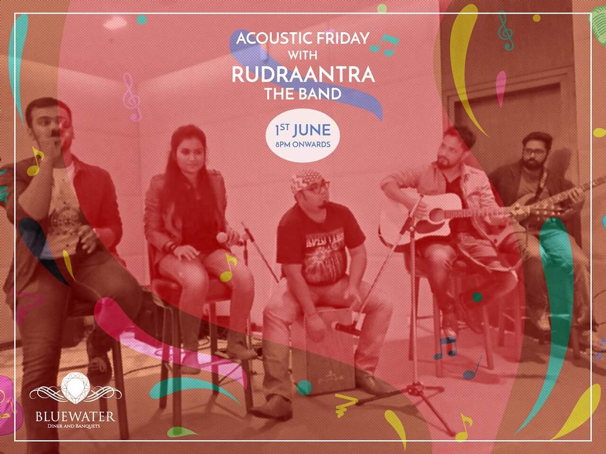 BlueWater_Pune's tweet photo. It's Friyay! Catch Rudraantra perform live tonight at Blue Water!

#bluewater #blue #water #liveband #band #performance #rudraantra #friday #friyay https://t.co/vjajUkKPhs
