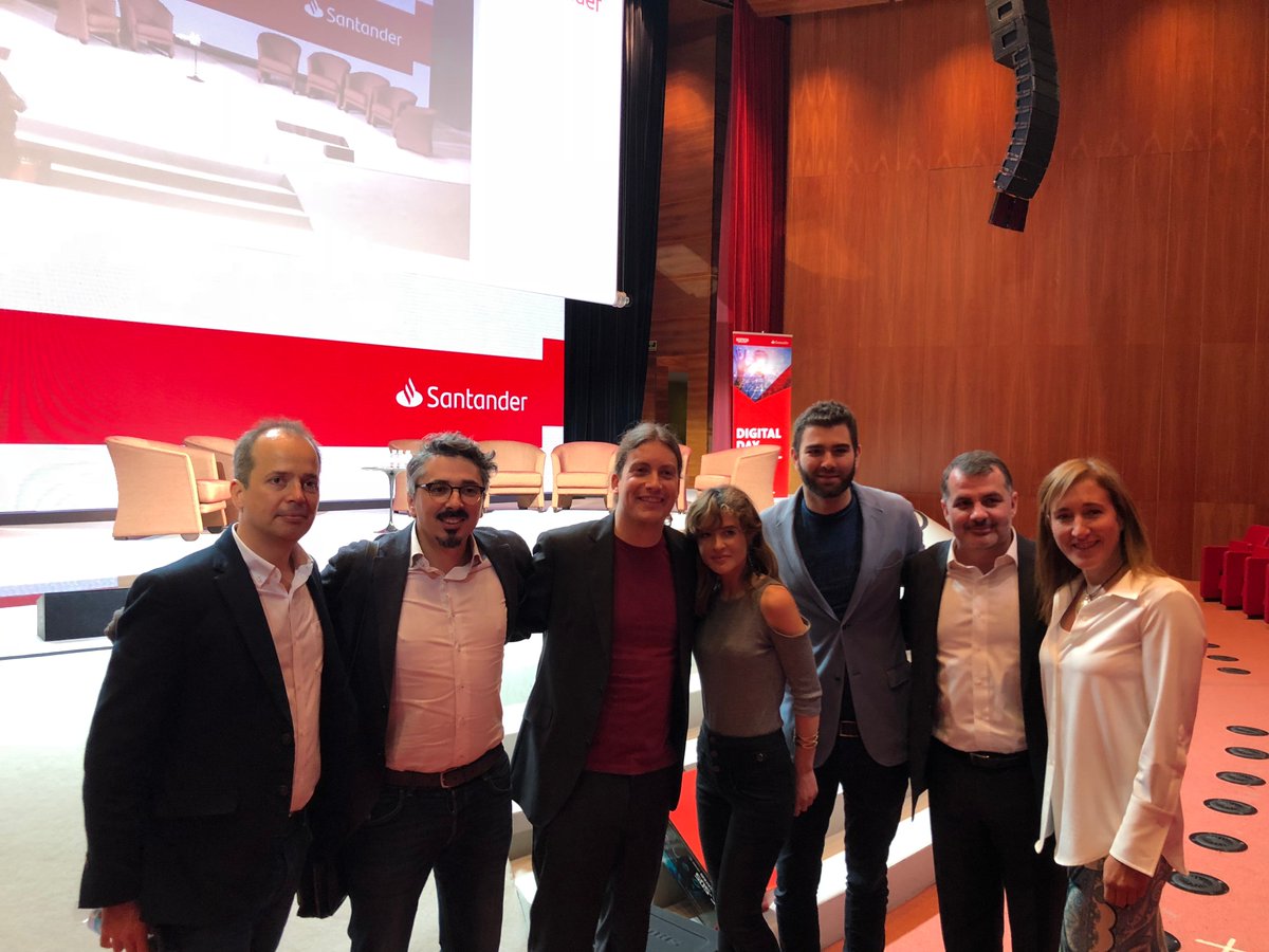 Findasense's tweet photo. Today our Business Strategy Lead, @despeso is talking about how 20th century organizations can transform themselves into #smartorganizations during the Digital Day organised by @bancosantander https://t.co/yr1DKBVZkE