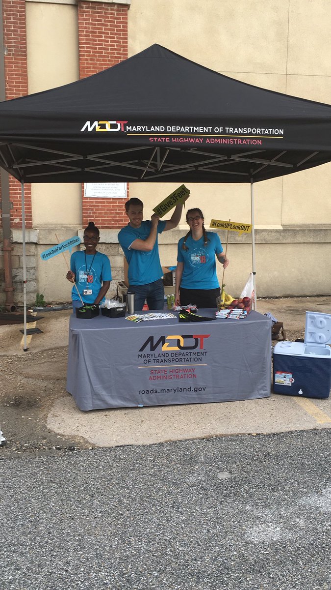 MDSHA's tweet photo. We're #GEARingUP for #BiketoWorkDay2018! Stop by our Pit Stop at Merritt Health Clubs 210 E Centre St, Baltimore, MD 21202 for bike tune ups and bike safety tips to help us all arrive the safe. VJ #B2WD2018 #MDOTNews https://t.co/qSHX8r8Xmo