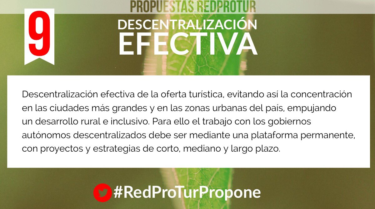 RedProTurEcuado's tweet photo. 📌9️⃣ Descentralización efectiva📌
#RedProTurPropone https://t.co/4Pr3XHrsUW