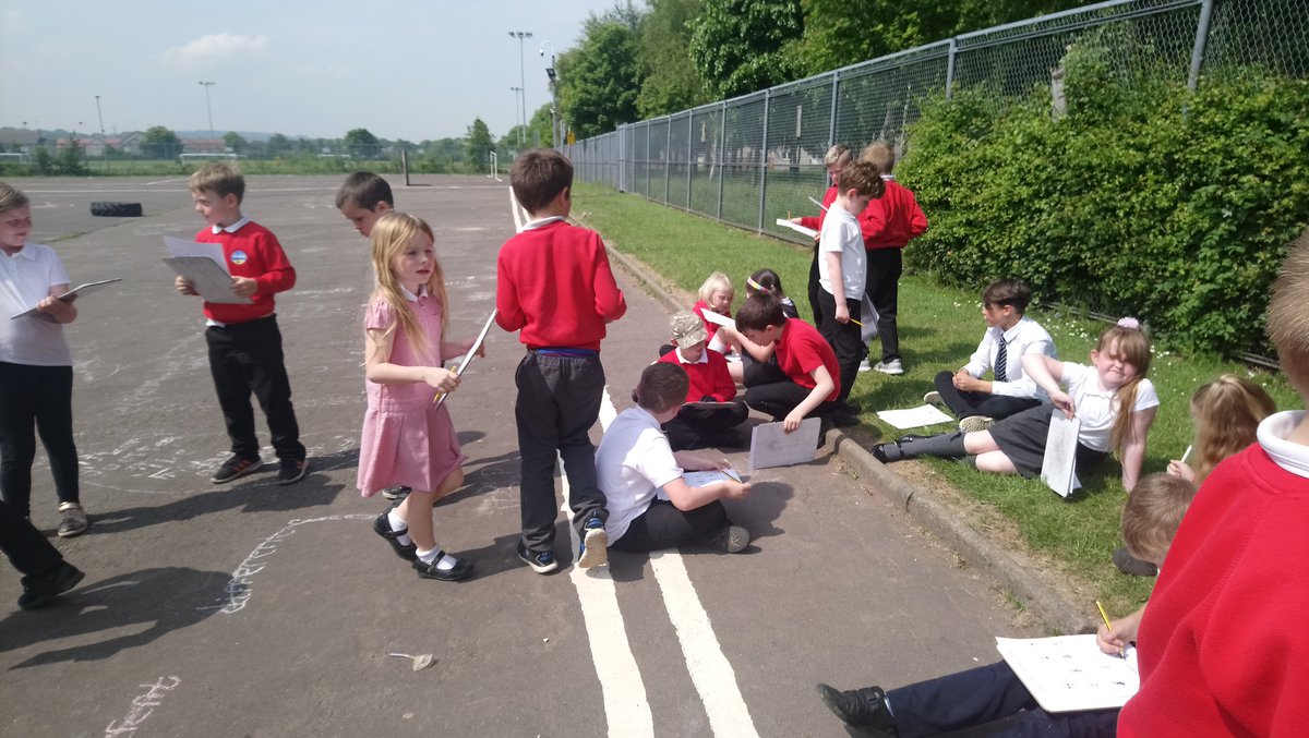 Mrs_Cartner's tweet photo. We're outside enjoying the weather while we complete our friendship bingo #communication #listening #friendship @BowhousePS 🌞🌞🌞 https://t.co/cEk1lGwZ1q