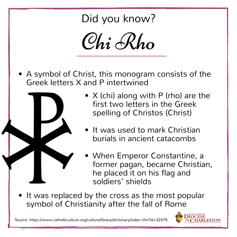 Diocese Of Charleston Funfactfriday How Important Can A Simple X And P Be The Chirho Once Was The Most Prominent Symbol Of The Christian Faith Sccatholics Catholicfunfacts Catholichistory T Co Mszpr3nmml Diocese Of Charleston Funfactfriday How Important Can A Simple X And P Be The Chirho Once Was The Most Prominent Symbol Of The Christian Faith Sccatholics Catholicfunfacts Catholichistory T Co Mszpr3nmml