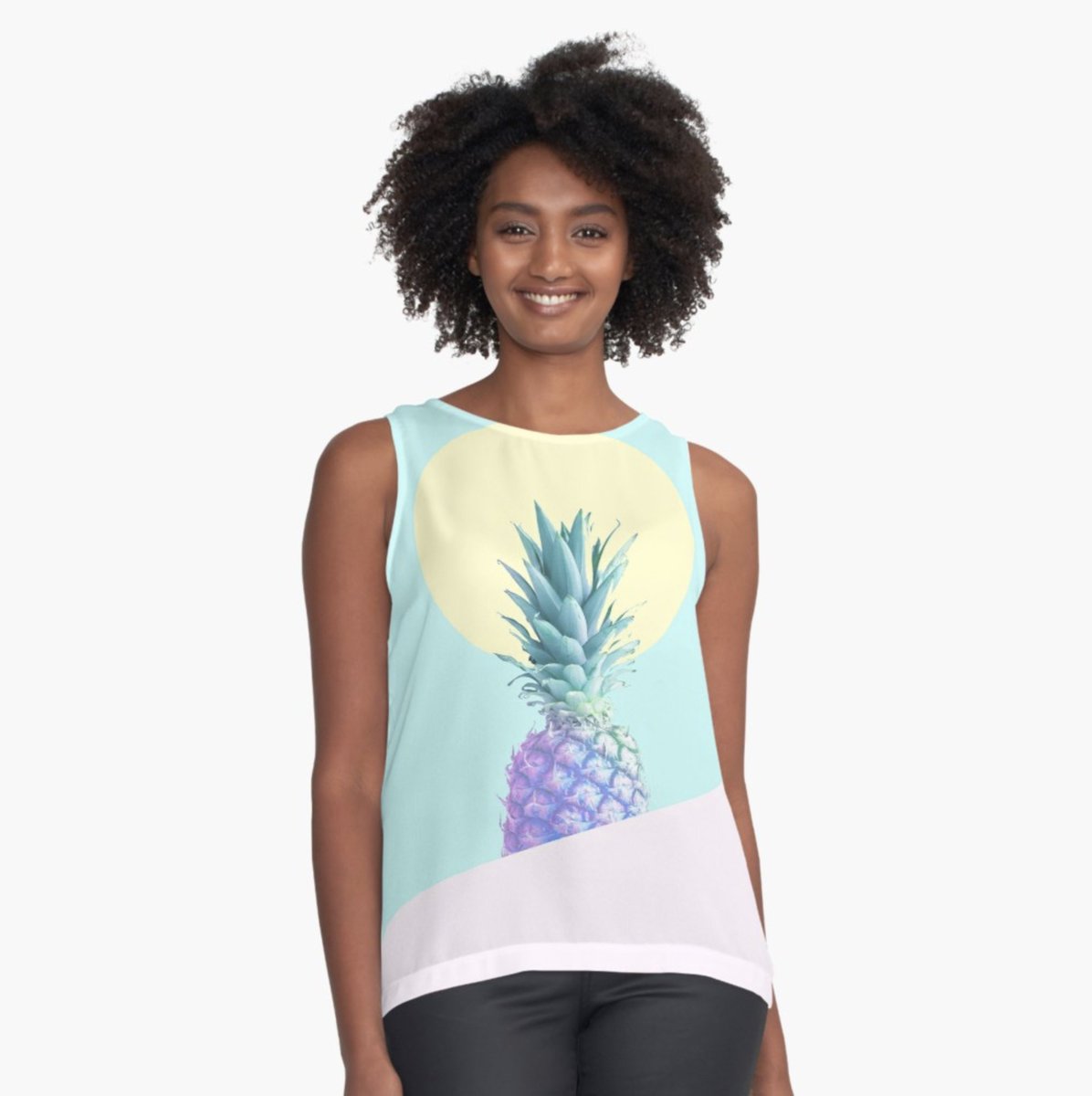 DominiqueVari's tweet photo. Get ready for Summer! Check the new #Pineapple collection on https://t.co/HjCuQYTwM4 #womensfashion #onlineshopping #tops #cooltop #dress #chiffontop #allinedress #outfitoftheday #summery #summervibes #pineapplelove #popart #pastels #graphic #minimalist #dominiquevari @redbubble https://t.co/lZVvVlveER