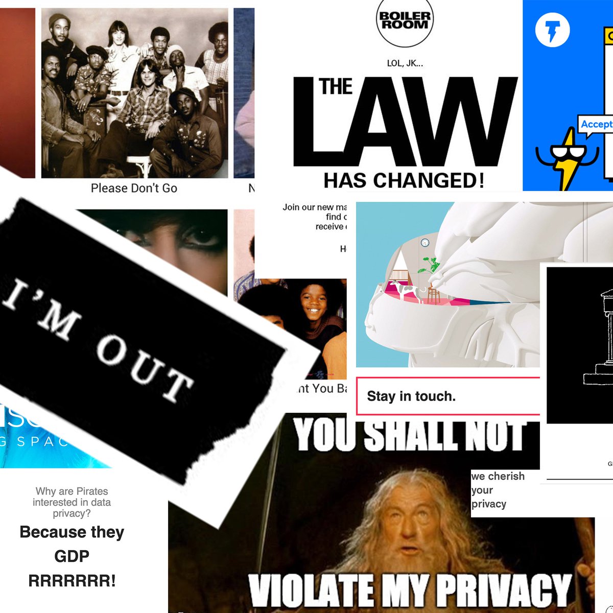 #GDPR hasn't all been bad! This is great ➡️ bit.ly/2J0CtOF ⬅️ How designers made the best of #GDPR emails! #gdprjokes