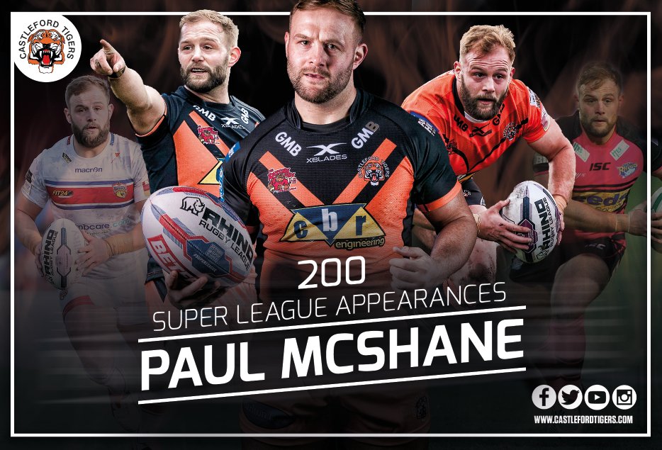 CTRLFC's tweet photo. Sneaky bit of team news ahead of tonight's game. Congratulations to @mcshane_paul who will make his 200th @SuperLeague appearance as we take on Hull KR! 

🎉🎉Congrats Macca! 🎉🎉 https://t.co/0HjaNx4JGR