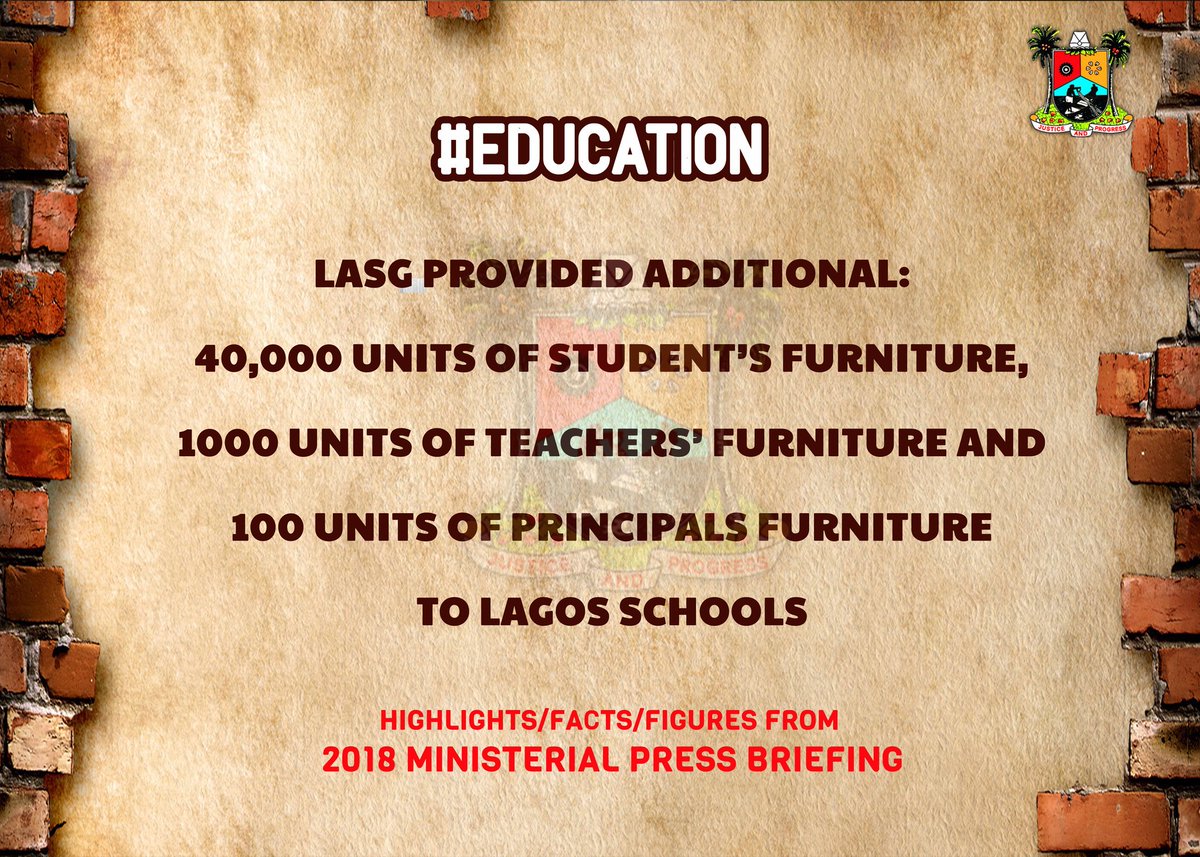followlasg's tweet photo. #Education #FactsFrom2018MPB #AmbodeLegacies #ItesiwajuIpinleEko https://t.co/e5WRoqqnC9