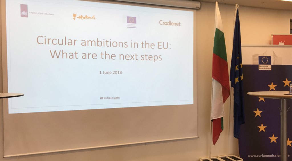 Important discussions underway in Stockholm today about EU #circulareconomy <a href="/CradleNet/">Cradlenet</a> #EUdialogues