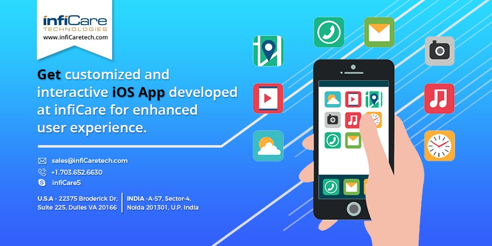 InfiCare_S's tweet photo. InfiCare Develop iOS mobile apps that are highly scalable and secured. Being the best #iOSMobileAppDevelopment Company we make use of the latest technologies to develop iPhone Mobile Apps which helps in better customer engagement. https://t.co/bexHIqC2xi
#iosdev #FridayFeeling https://t.co/0zceCBCdTM