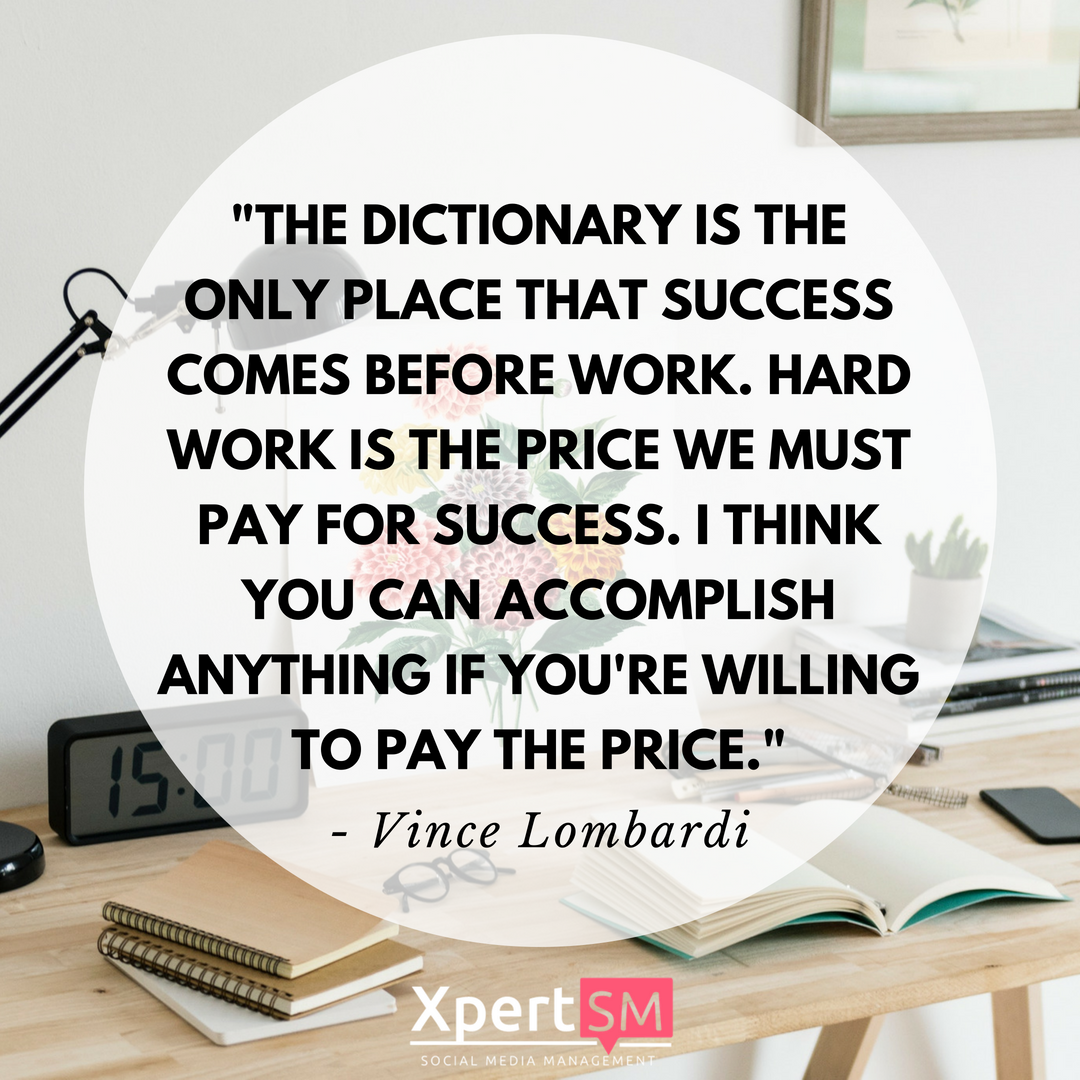 BBiscottiCJ's tweet photo. "The dictionary is the only place that success comes before work. Hard work is the price we must pay for success. I think you can accomplish anything if you're willing to pay the price." - Vince Lombardi

#businessmotivation #entrepreneurstyle #smallbusinessuk https://t.co/MtEENmqFU7