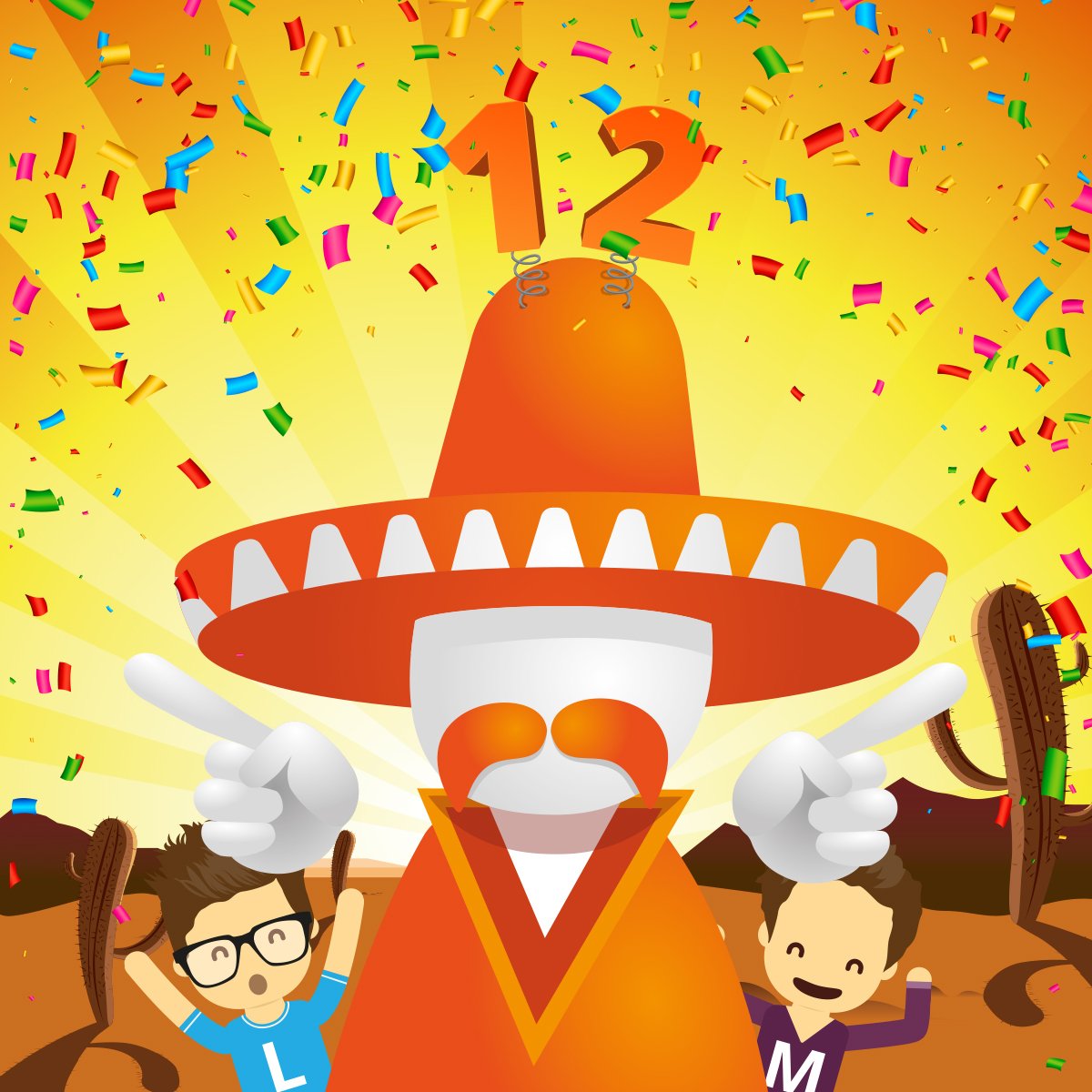 Ay ay, fiesta vandaag aan de Vlasmarkt, want HVMP bestaat exactemente 12 jaar! Vol trots kijken we terug op de afgelopen jaren, maar tegelijk borrelen er heel veel mooie plannen voor el futuro. Drink er dus eentje op ons en op Ernesto, straks tijdens de #vrijmibo. ¡Salud!