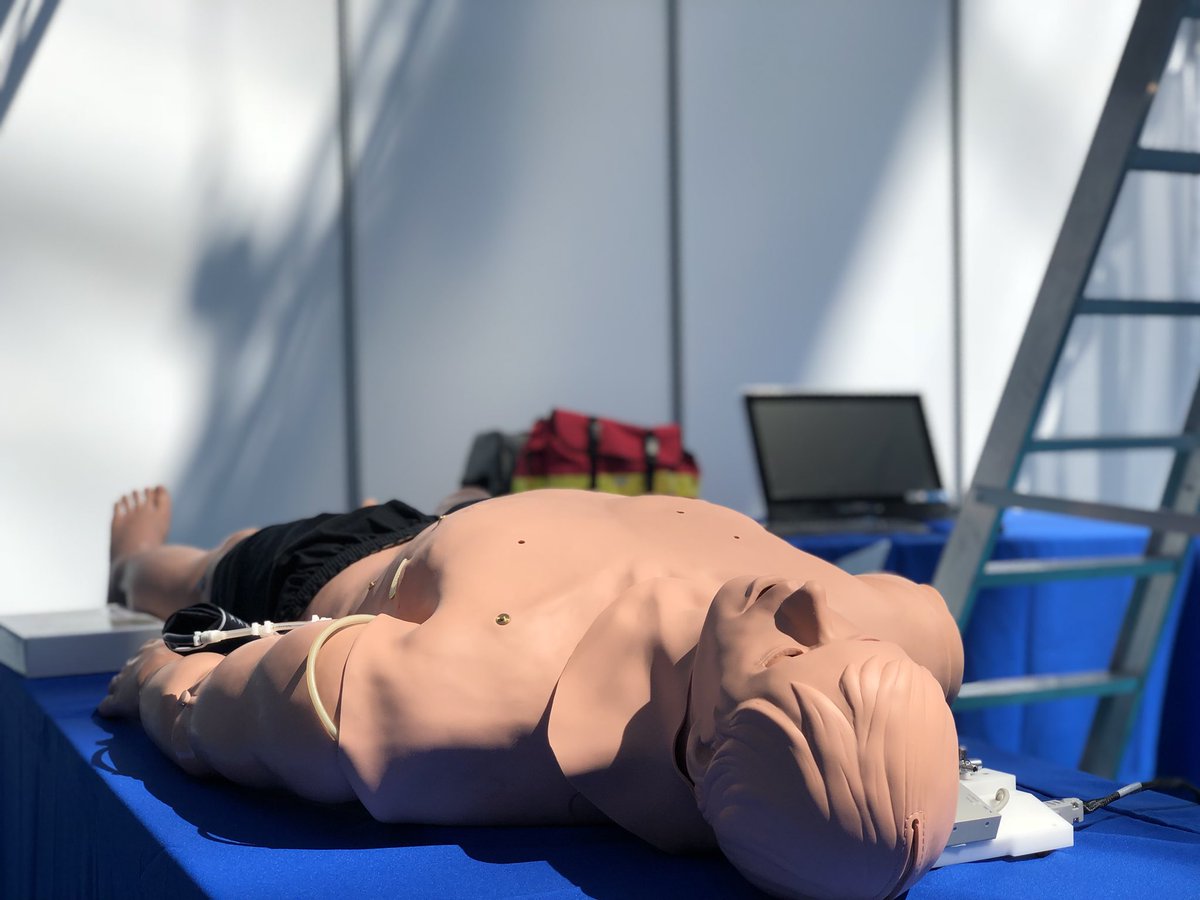 CedrinLaw's tweet photo. Getting the Simulation Space set up at #EA18 for a number excellent workshops organized by @ESA_HQ faculty. Proud that @CAEHealthcare is a partner in this amazing initiative. Come and visit the space on the way to your sessions! #partnerofchoice #trainingmatters https://t.co/nGNyCVYheZ