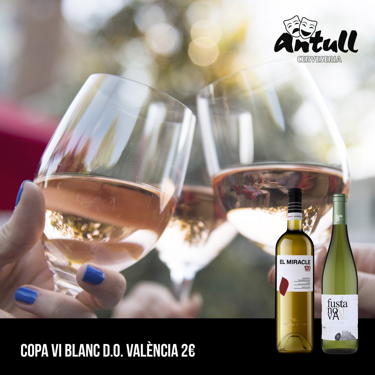 cerve_antull's tweet photo. Comença juny i el cap de setmana!! I a partir de les 18.30h "tardeo" a la terrasseta de l'Antull... els bons costums venen per a quedar-se 😉🍷 🥂 #tardeo #vi #viblanc #DOValència https://t.co/Ai52zYjVIO