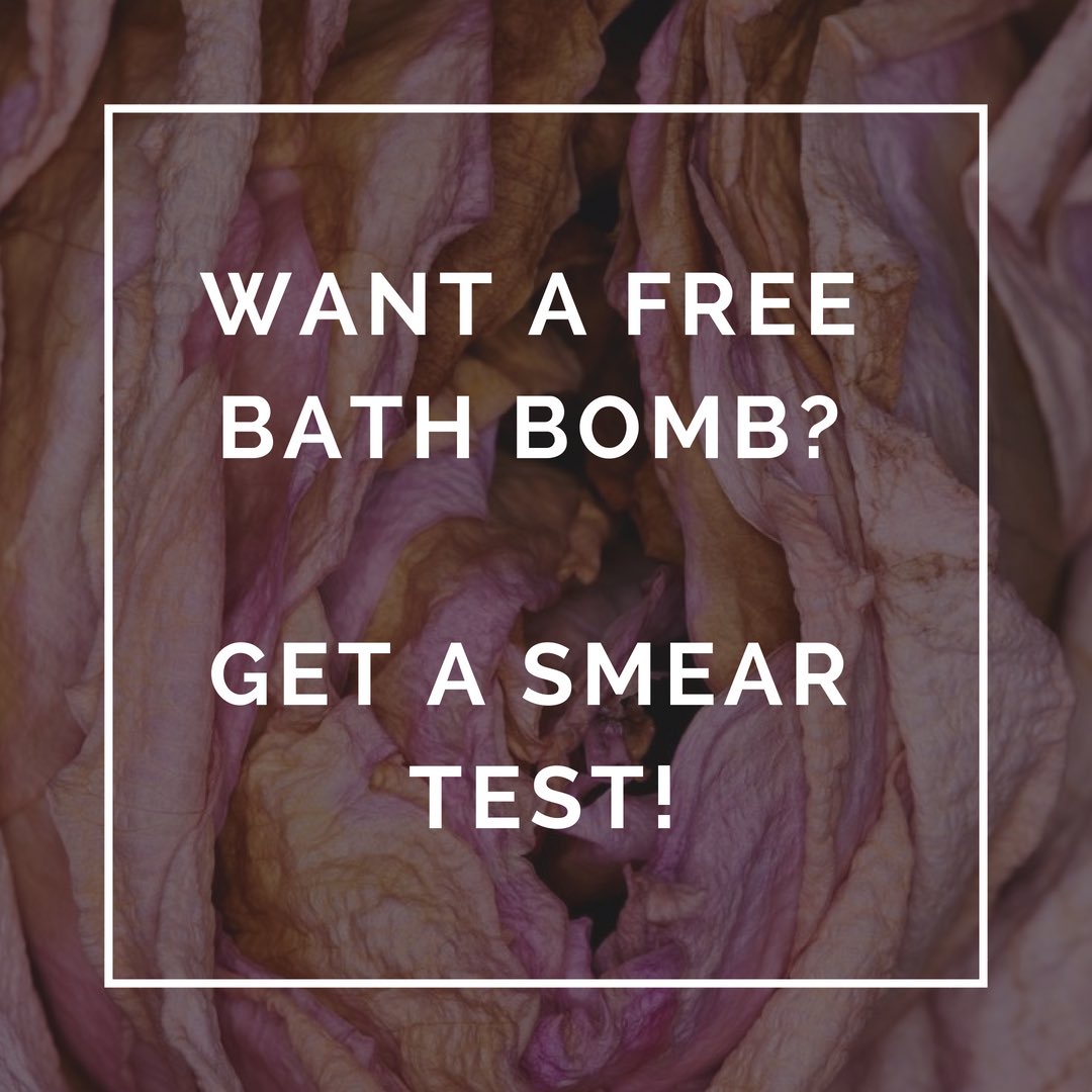 Do you take care of your body? We’re encouraging you to look after yourself with this promotion - get a cervical screening test and you can buy one get one free on any of our bath bombs! Get it done and relax after with s lovely bath ♥️ #cervicalscreening #smeartest #bathbombs