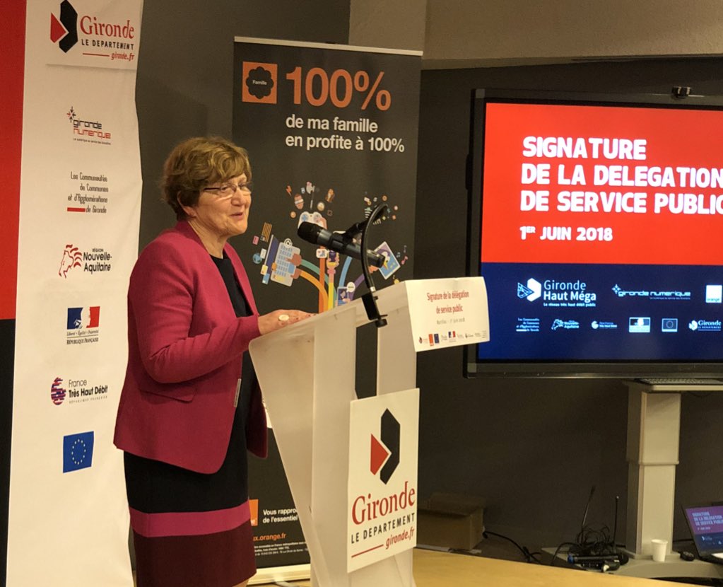 OrangeNvAquit's tweet photo. #THD33 : « l’attractivité de la @gironde fait que ce projet entre le département et ses partenaires comme Orange est exemplaire pour l’aménagement numérique de la région @NvelleAquitaine » @L_Harribey https://t.co/oW7qymqOCr