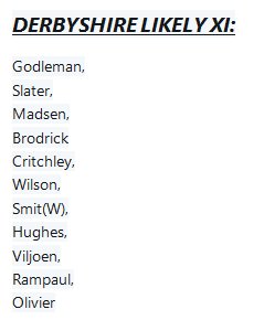 FantasyCricTeam's tweet photo. Northamptonshire vs Derbyshire | NOR vs DER | PLAYING11 AND DREAM11 TEAM
#NORvsDER #DERvsNOR #NORvDER #DERvNOR #DREAM11 #Dream11Team #FantasyCricketExpert #FantasyCricketGuru #RoyalLondonOneDayCup #RoyalLondonCup #RLODC #EnglishOddCup #Follow , #Retweet and #Like https://t.co/pjmIeMDGtd