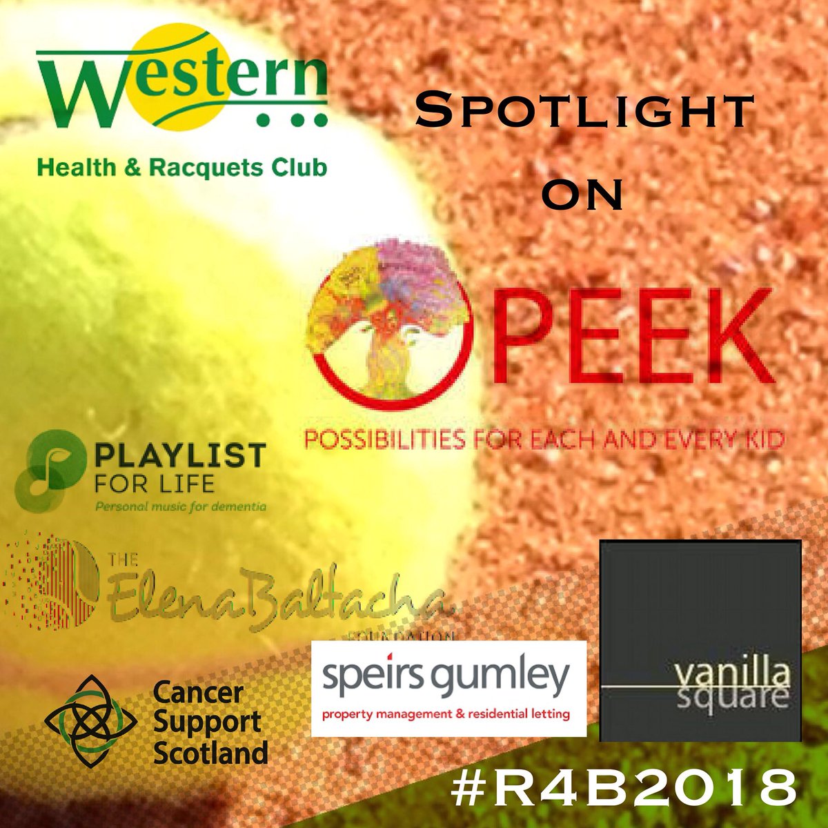 We’re really looking forward to another sold out Rally for Bally tomorrow! Huge thanks to <a href="/WesternTennis/">Faruk Jopich</a>  <a href="/JuliegCoaching/">Julie Gordon</a>  <a href="/SpeirsGumley/">Speirs Gumley</a> <a href="/VanillaSquare/">Vanilla Square</a> for your amazing work/support and to all the famous faces giving their time and energy to #R4B2018 !