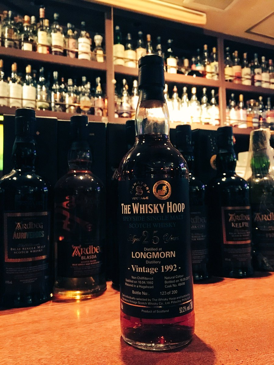 BAR_brora's tweet image. ウイスキーフープ/シグナトリーより。ロングモーン１９９２/２５年 52.2% ホッグスヘッド。 これはかなりシブいシックなロングモーン。 ビター、タンニン、大人の余韻。旨い！#longmorn