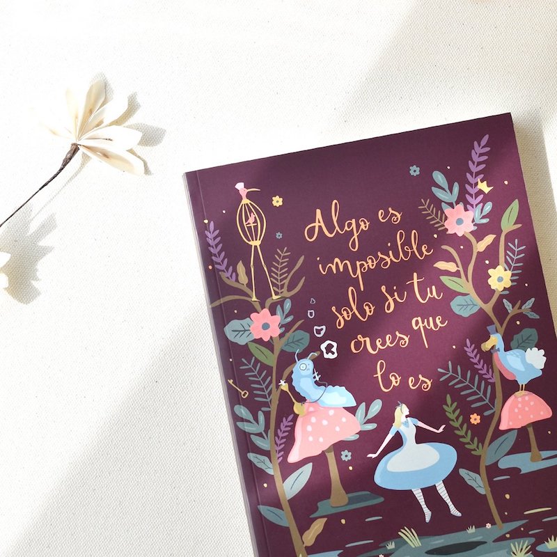 Lo imposible está solamente en tu mente.
Este cuaderno es solamente apto para curiosos y soñadores. Para aquellos dispuestos a adentrarse en el surrealista y maravilloso mundo de #Aliciaenelpaísdelasmaravillas
Más modelos en C/San Antonio 9 Gijón
Y en vintasticshop.com