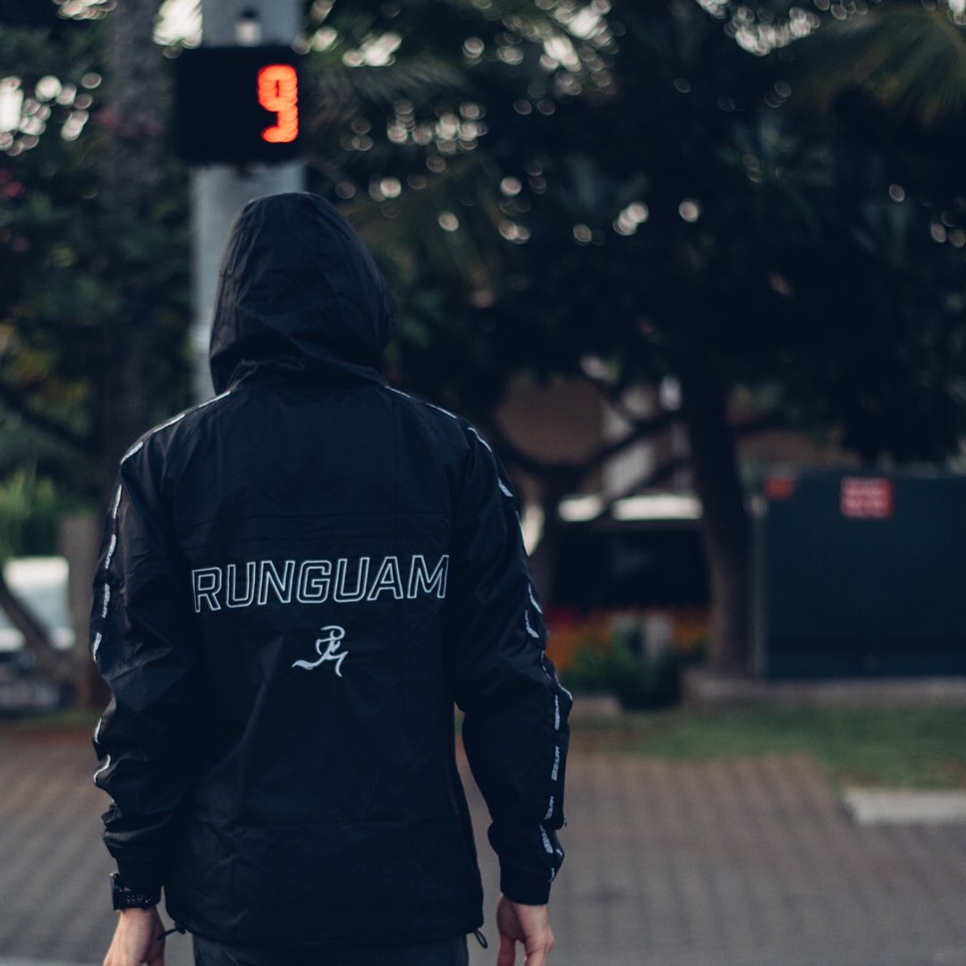 runguam's tweet photo. In with the new. Second edition #RUNGUAM windbreaker rain jackets available in store Saturday at our Tumon Shop. https://t.co/gETMnYWq2N