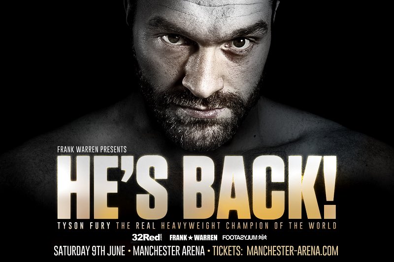 Don't forget who's back next Saturday aswell! Contact to book a booth! #boxing #tysonfury #furyisback #weareyates