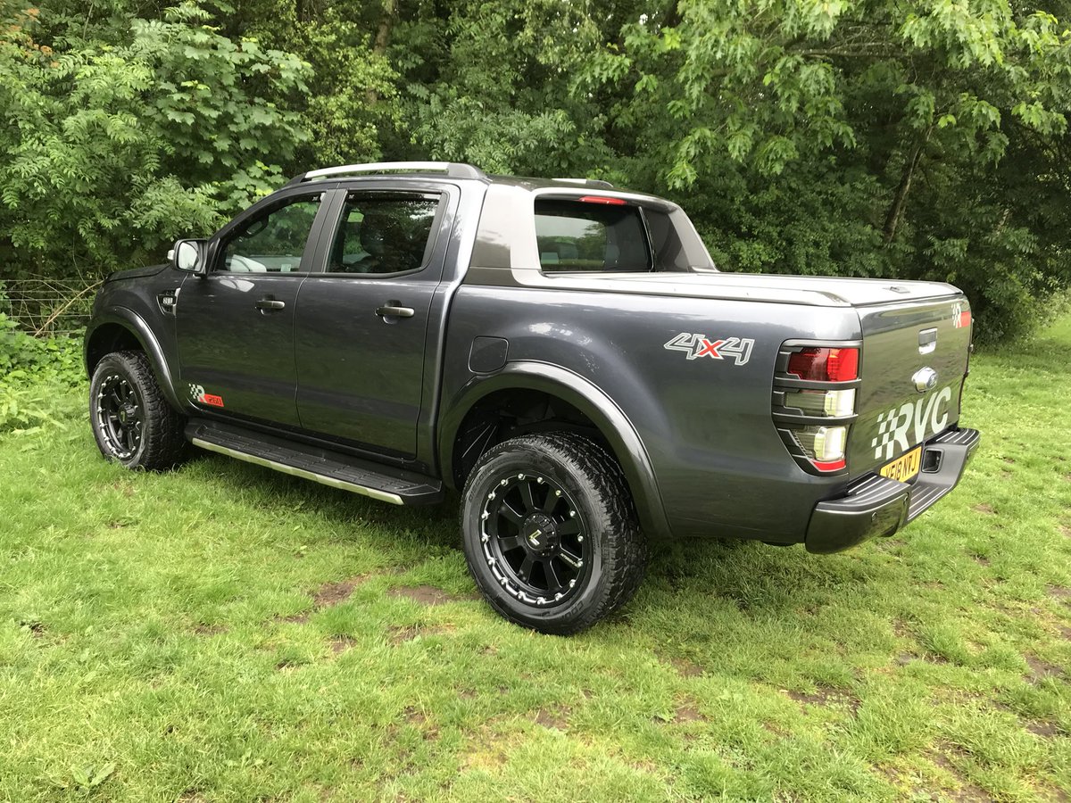 Race_Vans's tweet photo. The big unveil is here!
The RVC R260 in its glory!
Based on a Ford Ranger Wildtrak the R260 rides on 20x9” Cooper tyres, sits 1.5” higher in the sky on uprated suspension and with 260bhp pulls like a train - contact us if you would like yours upgrading. https://t.co/bqg4QixaXm
