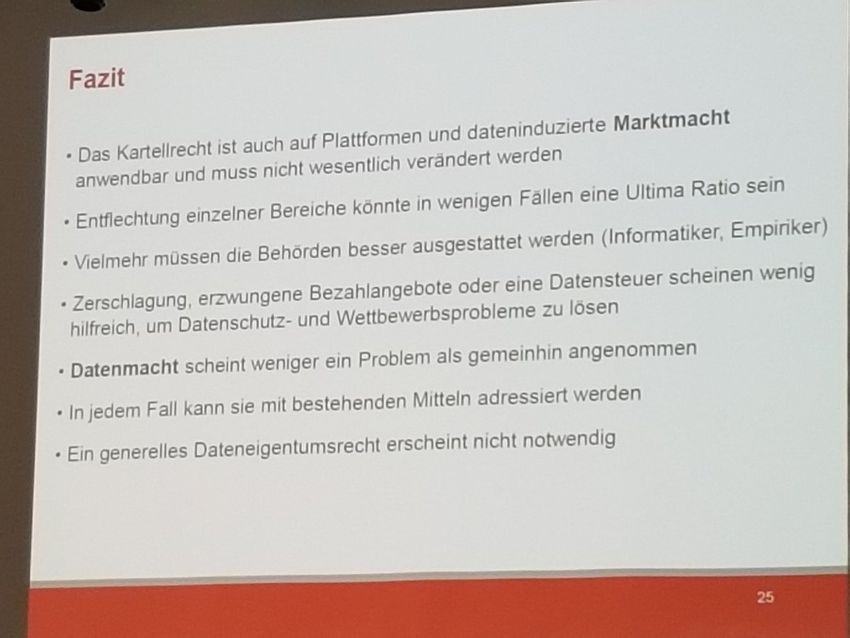 RalfScharnhorst's tweet photo. Fazit zur Marktmacht und potentiellen Regulierung der #GAFAs
#DIVSI #dbf18
#Google #Facebook #DSGVO https://t.co/LuO9COvMde