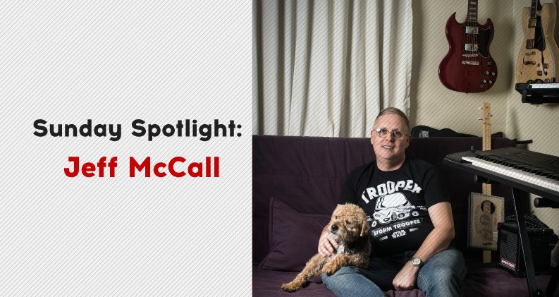 ProductionRoom's tweet photo. Jeff McCall makes nostalgic 80s-style synthpop that is guaranteed to put a smile on your face. We chatted to him about his music and choice gear, so find out more about Jeff in this week's Spotlight feature. https://t.co/LIsLf6SZlt https://t.co/MXIn82Nw96