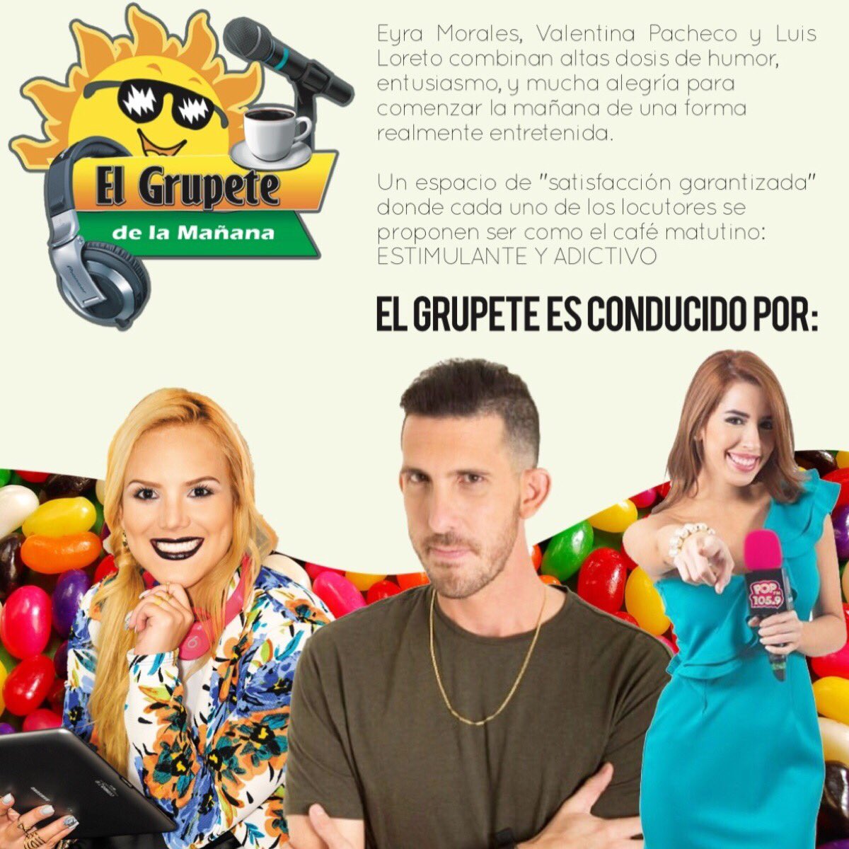 ElGrupeteFM's tweet photo. Exitoso mes de JUNIO les desea el GRUPETe recuerda oírnos de 6am a 9am en la 105.9 FM por #circuitopop #radio #locutores #animadores #animacion #elgrupete https://t.co/jLSbfAp2vw