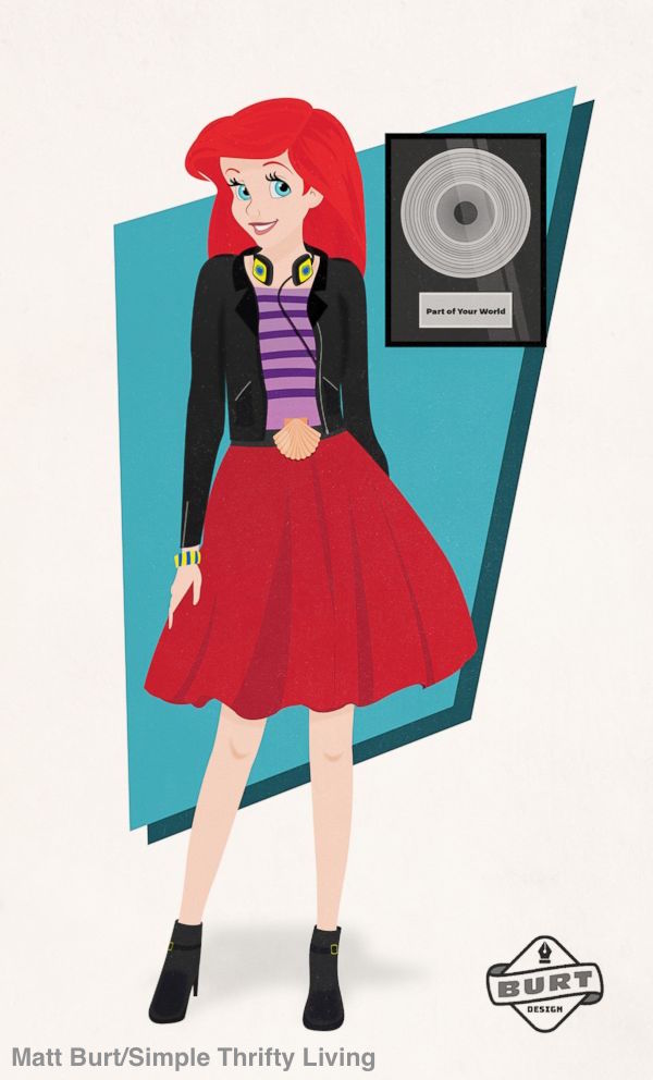 ABC's tweet photo. Disney princesses illustrated as career women to encourage girls to think like bosses. https://t.co/hN9jW9YDJC https://t.co/0XlYeeV0R1