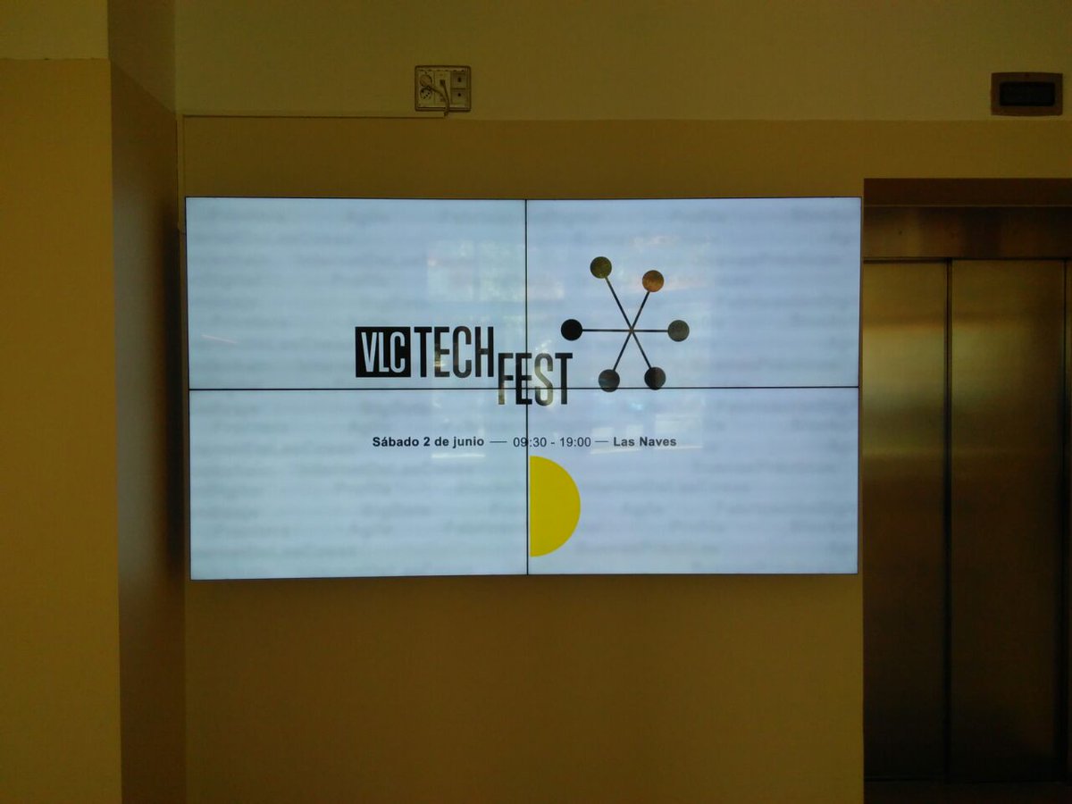 VLCTechFest's tweet image. Como van esas ganas para el #VlcTechFest? Ayer estuvimos por @LasNaves y por nuestra parte, ya esta todo listo. Nos vemos mañana a partir de las 9:30am!