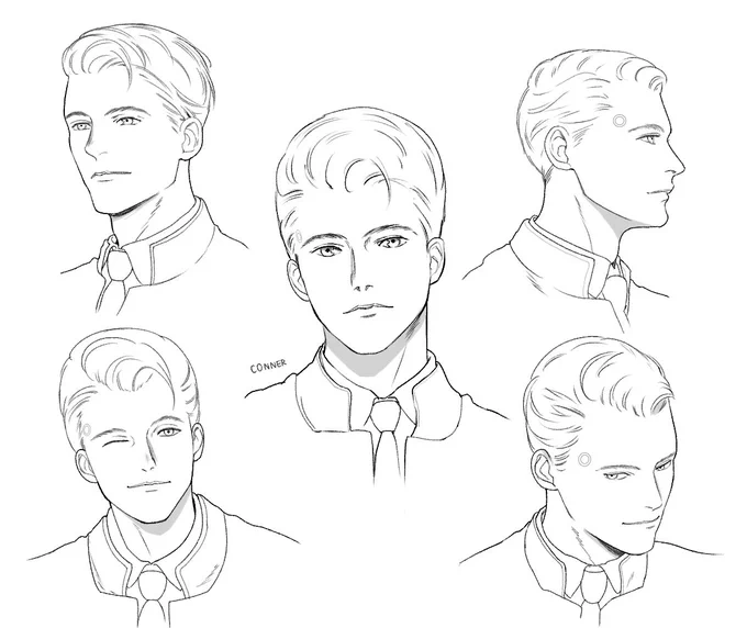 Conner อยากวาดคอนเนอร์หลายๆมุม ☺️ #DetroitBecomeHuman 