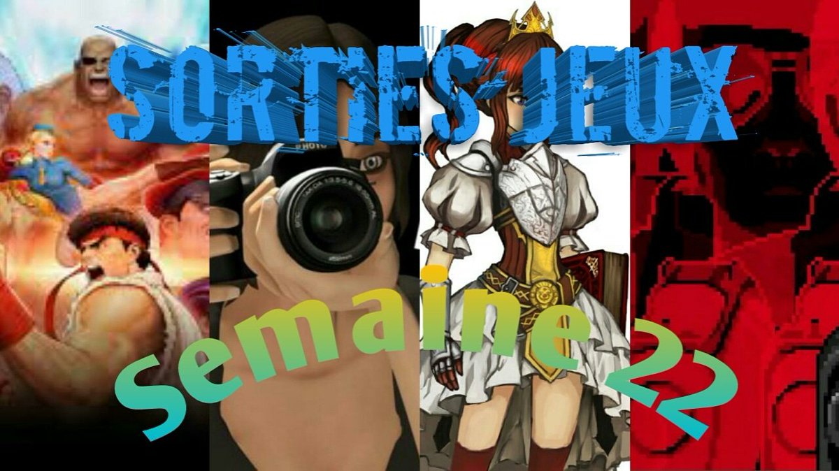 OxymoonArt's tweet photo. N'oublie pas d'aller voir les sorties de jeux de cette semaine, 
https://t.co/5IBNb6BYKG
et de t'abonner pour rien manquer 😉✌
#sortiejeu #games #gamergirl #girlgamer #gamergirls #jeuxvideos #vidéos #YouTube #Youtubegaming #MotoGP #streetfighter #moregames #semaine22 #jeuxvideo https://t.co/Ns3gxI8R7D