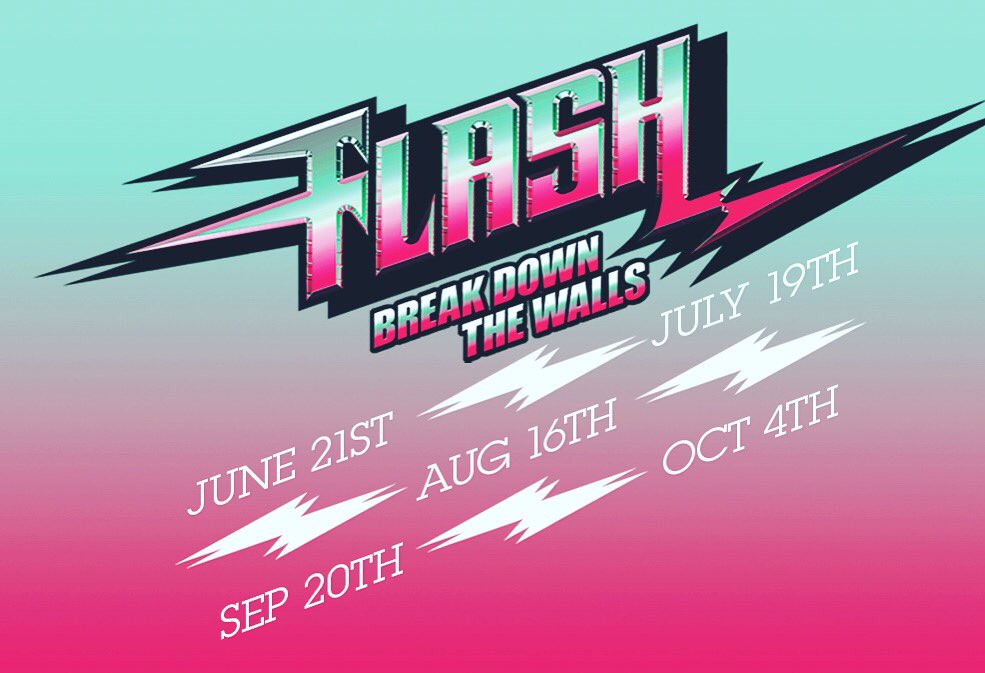 Flash 5 events @PikesHotel Summer 18' Break Down The Walls #flashbdtw