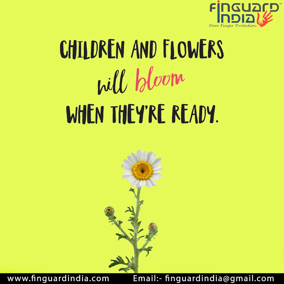 FinguardIndia's tweet image. As a parent the best you can give your child is his own time and space similar to a butterfly when it comes out of it&apos;s cocoon at the right time.
#fingerprotection #SafetyFirst #ChildProtectionWeek #safekids #ACCIDENT #preschools #nursery #summer