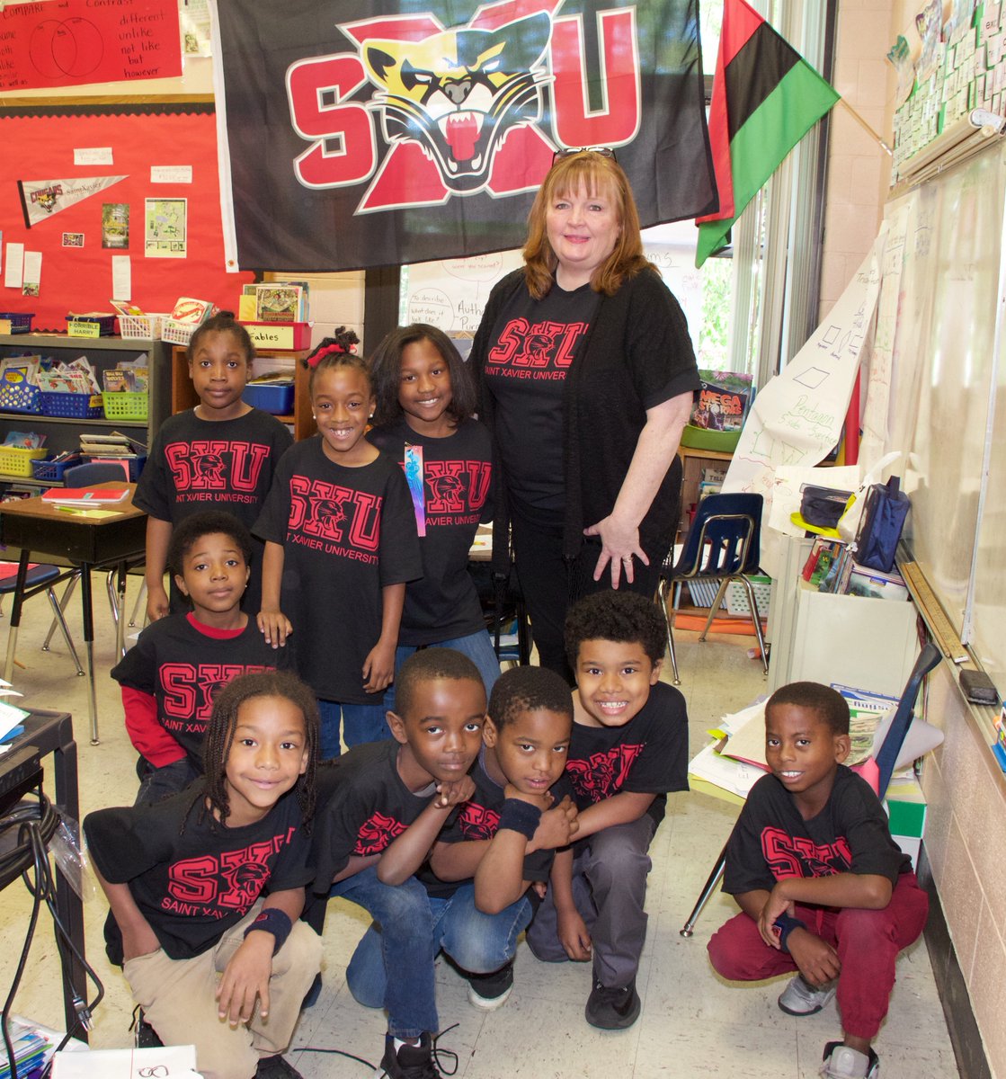 CollegeWeekFilm's tweet photo. Chicago Public Schools celebrate COLLEGE WEEK!!! All week classrooms from several elementary schools learn about a college of their choice and on Friday the entire school celebrates higher education with a parade! @hchipjohnson @CPSParentU @janicejackson @ChiPubSchools https://t.co/nERYRHUmpx
