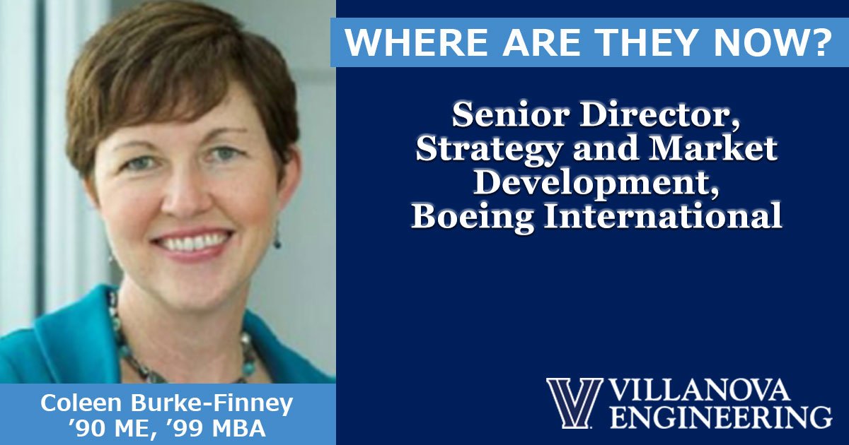 NovaEngineer's tweet photo. “Villanova provided me with the opportunity to experience, learn, succeed and fail. All of these are important in developing your personal and professional skills.” #WhereAreTheyNow #NovaEngineer @Boeing https://t.co/XyQw0EYeQL