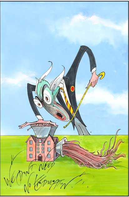 Happy birthday Gerald Scarfe, you created the one man who gives me an identity 