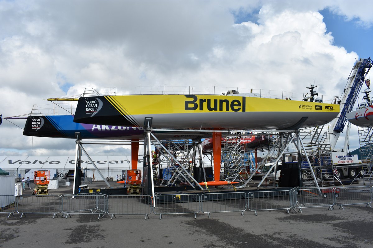 brunelsailing's tweet photo. It's time for Tender Love &amp; Care❤️! From the moment she sets foot on land, our shore team makes sure she'll be 100% before hitting the water🔧. #teambrunel https://t.co/ye6Y0Hflho