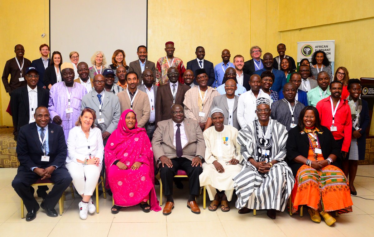 theofficial_aec's tweet photo. African Elephant Coalition Summit 2018 participants group photograph. #conservationconversations #wildlifeconservation #protectelephants @action4ifaw @ffw_ch @HSIGlobal @_AfricanUnion https://t.co/d6CWQKAI7d