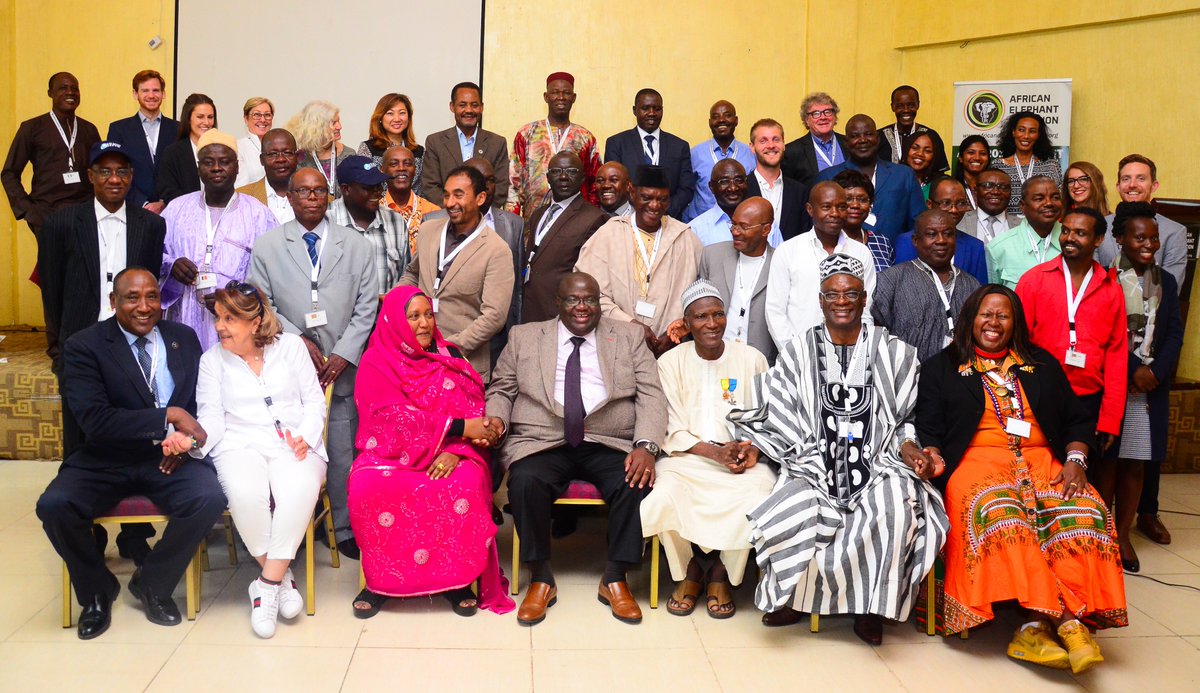 theofficial_aec's tweet photo. African Elephant Coalition Summit 2018 participants group photograph. #conservationconversations #wildlifeconservation #protectelephants @action4ifaw @ffw_ch @HSIGlobal @_AfricanUnion https://t.co/d6CWQKAI7d