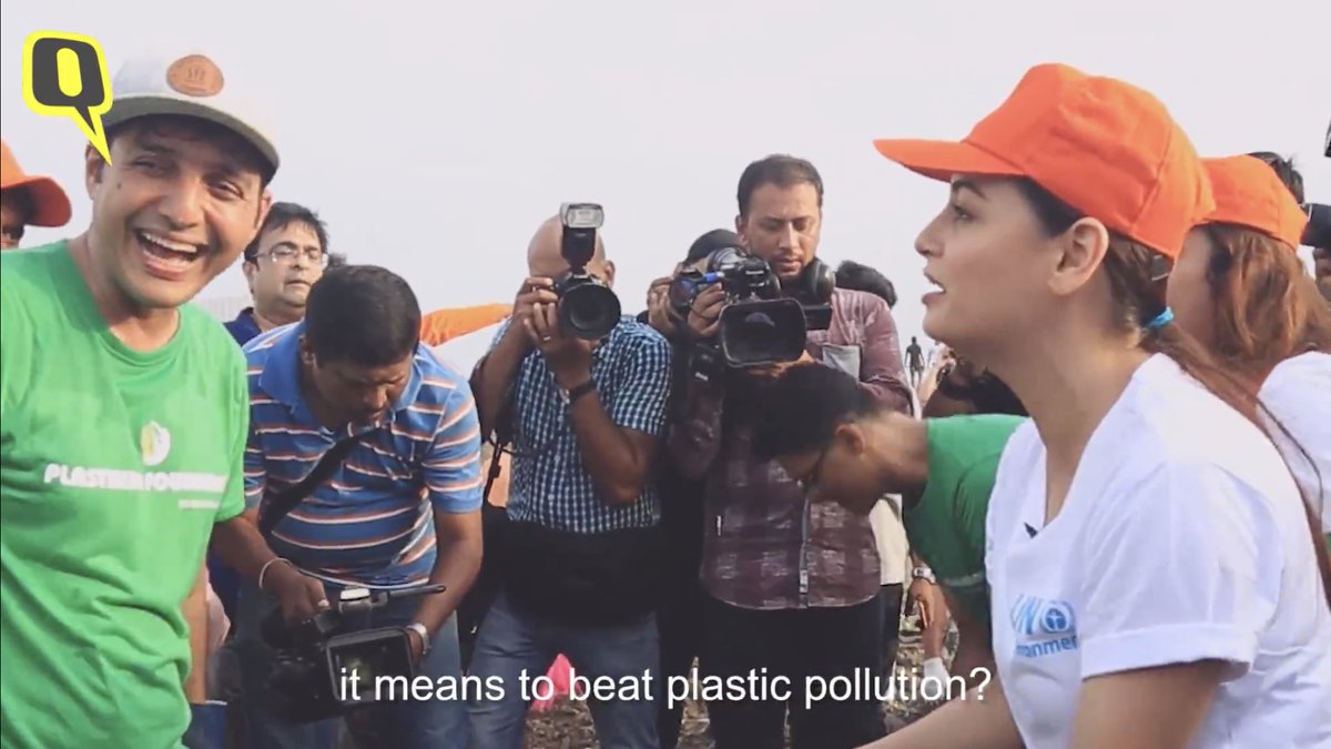 SDG2030's tweet photo. #WorldEnvironmentDay
Watch #DiaMirza @deespeak @UNEnvironment Goodwill Ambassador with @AfrozShah1 Clean Up Mumbai’s Versova Beach
https://t.co/6d41VEOU9C
 
13 million tonnes of plastic leaks into ocean - killing 1,00,000 marine animals  
@ErikSolheim @LeoDiCaprio @PattyArquette https://t.co/VvBnf59BX5