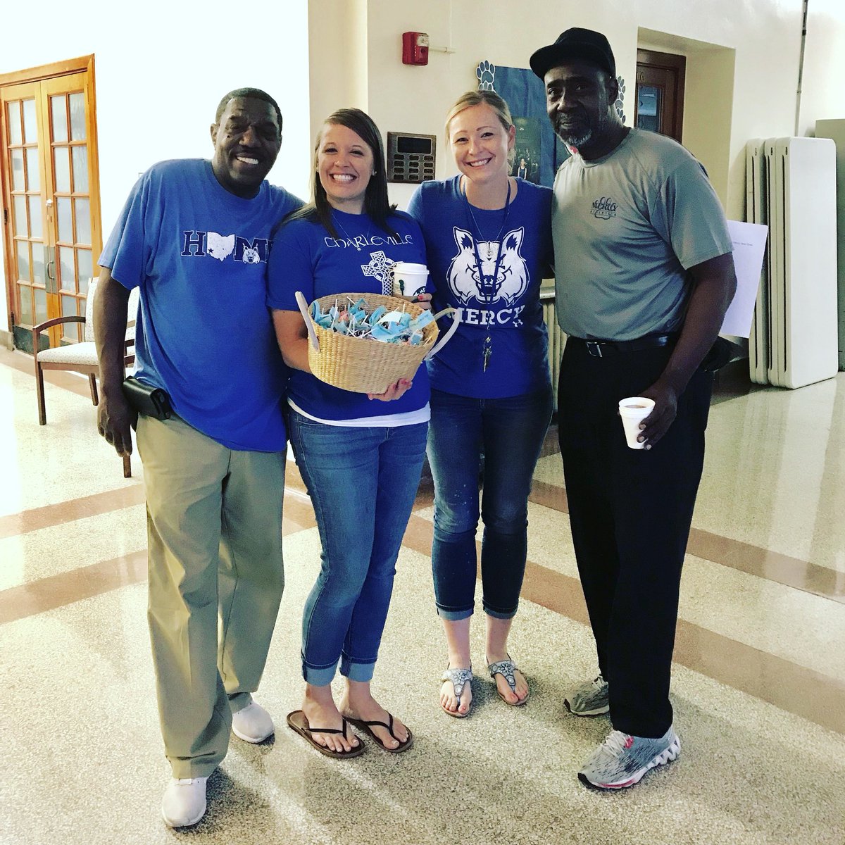 What a crew greeting us today on our last day! #LegacyMMH 💙