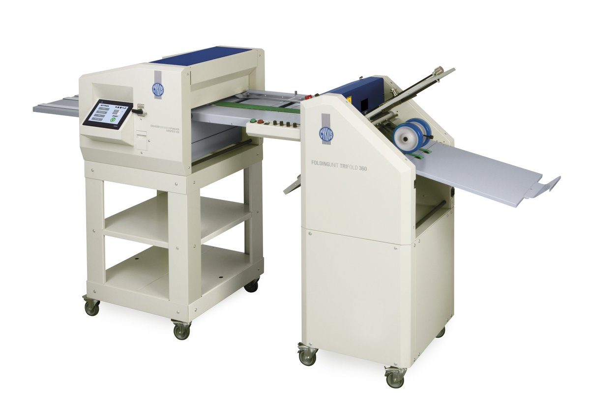 Punchbind's tweet photo. NEW #Inline #crease #fold #Trifold #Trifold360 #PaperFolder #Folder #Folding simple link up - easy operation - inexpensive - quality manufactured - simple unique technology - reliable - versatile #PrintFinishing #Print #DigitalPrint https://t.co/IqHa7xWEmP